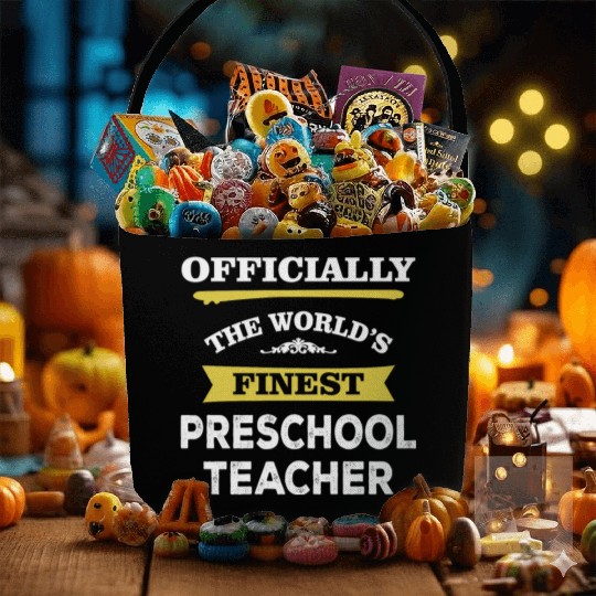 The World's Finest Preschool Teacher Fabric Baskets
