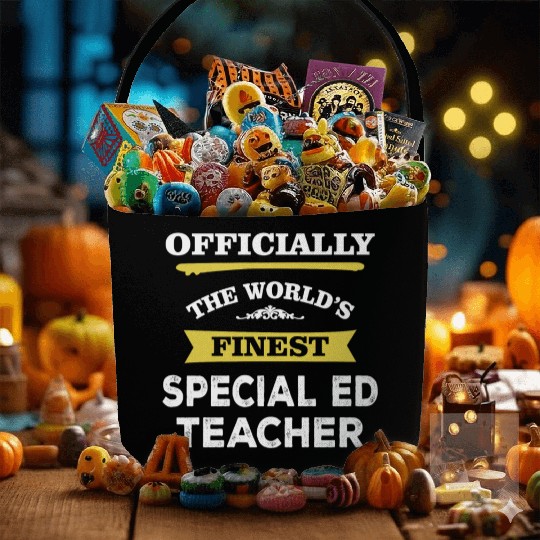 The World's Finest Special Ed Teacher Fabric Baskets