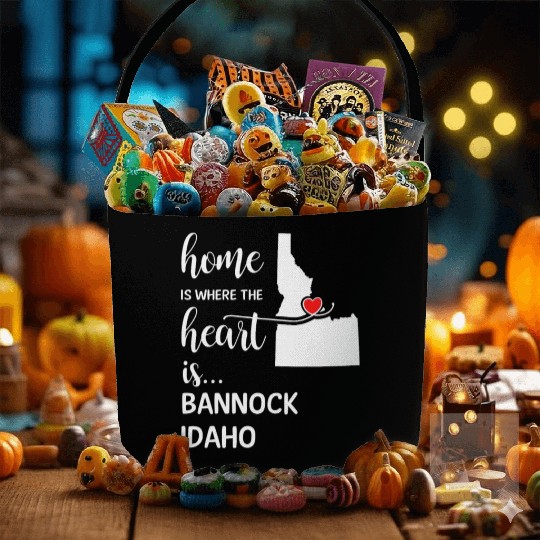 Bannock County Idaho Is Where My Heart Is Cool Fabric Baskets