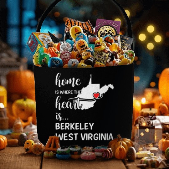 Berkeley County West Virginia Is Where My Heart Is Fabric Baskets