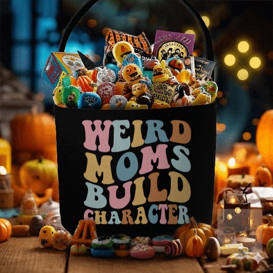 Weird Moms Build Character Fabric Baskets