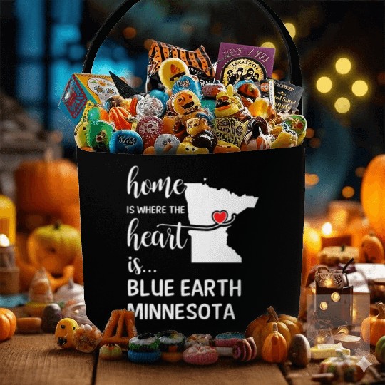 Blue Earth County Minnesota Is Where My Heart Is Fabric Baskets
