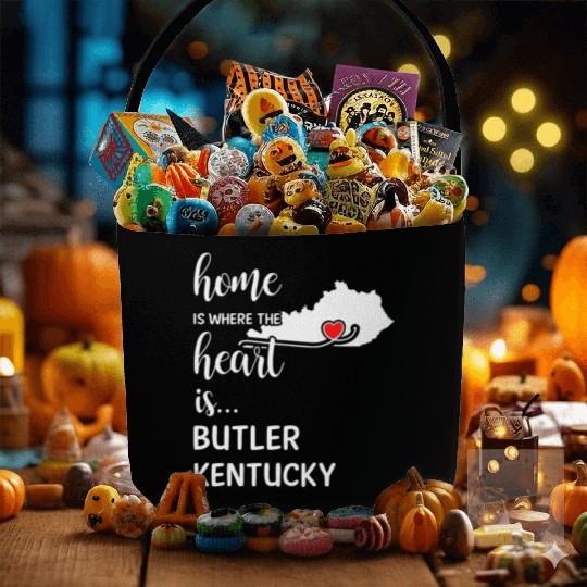 Butler County Kentucky Is Where My Heart Is Gift Fabric Baskets