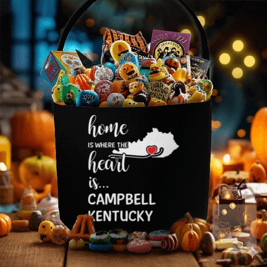 Campbell County Kentucky Is Where My Heart Is Gift Fabric Baskets