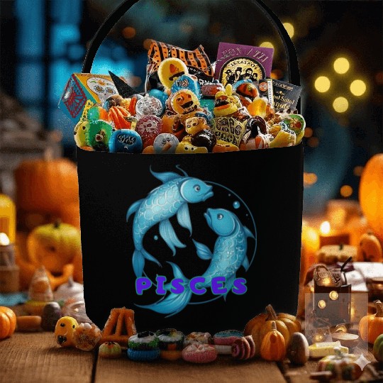Pisces Horoscope Fabric Baskets