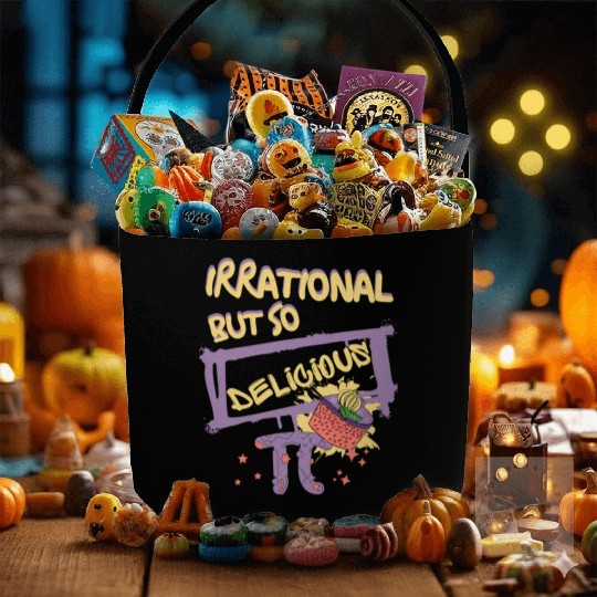 Funny Quote Irrational But So Delicious For Pi Day Fabric Baskets