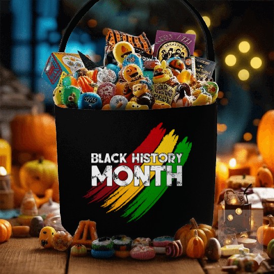 Black History Month, African American Leaders Fabric Baskets