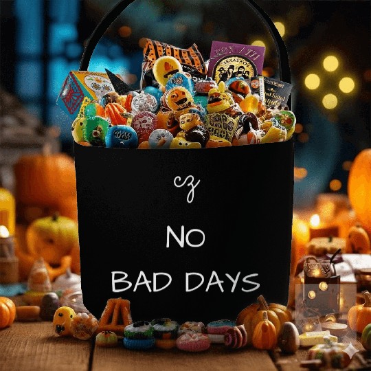 No Bad Days Fabric Baskets
