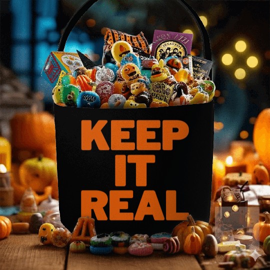 KEEP IT REAL (orange) Fabric Baskets