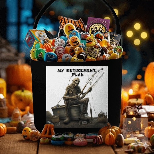 My Retirement Plan: Fishing Until I Die Fabric Baskets