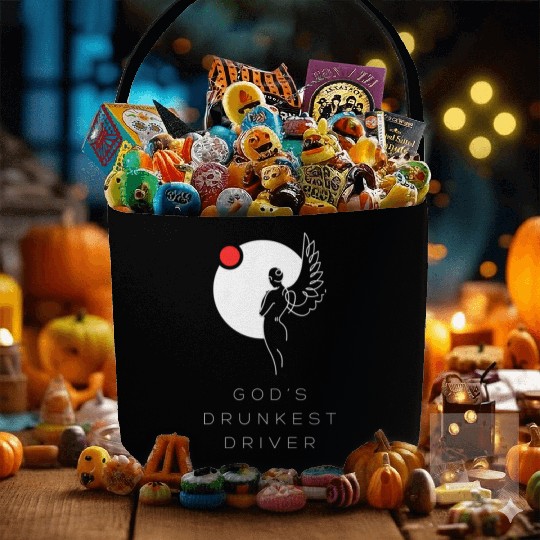 God's Drunkest Driver Fabric Baskets