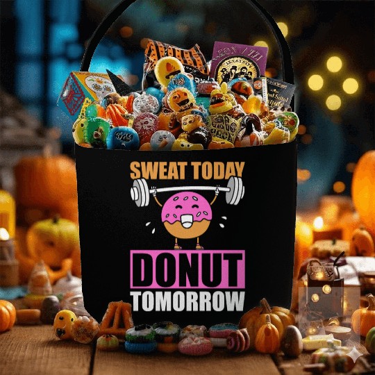 Fitness Donut Donut Gym Fabric Baskets