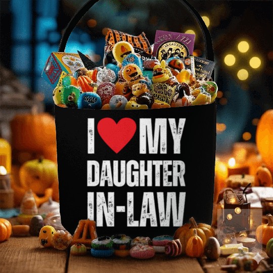 I Love My Daughter in Law Fabric Baskets