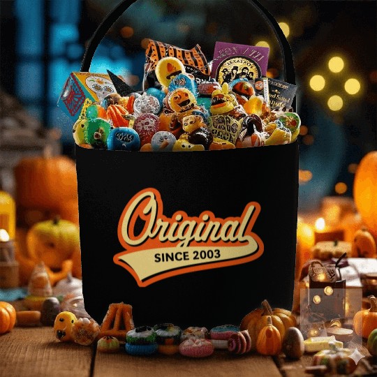 Original Since 2003 (Year Of Birth, Birthday / 3C) Fabric Baskets