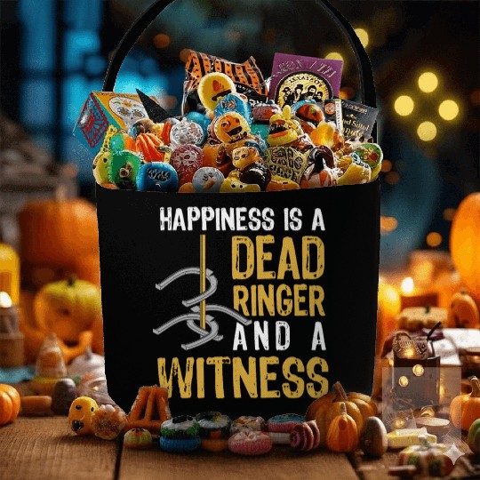 Funny Dead Ringer Horseshoe Pitching Fabric Baskets