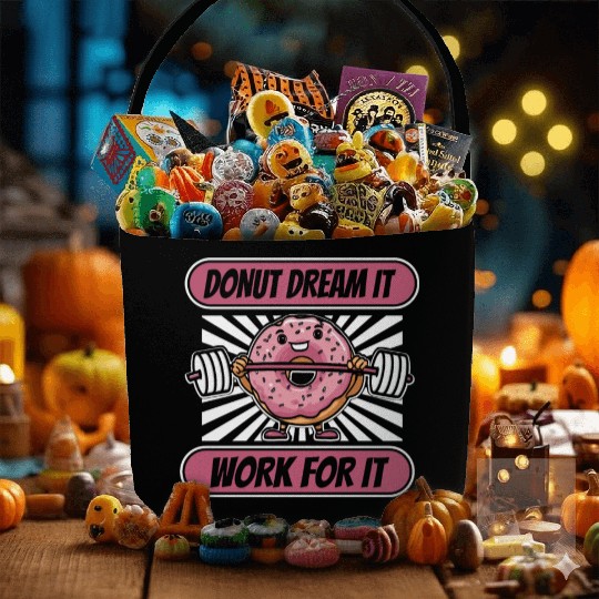 Fitness Donut Donut Gym Fabric Baskets