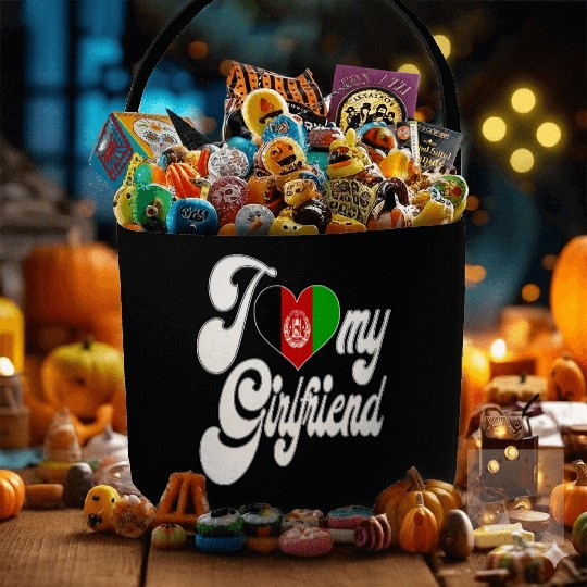 AfghanI Love My Afghanistan Girlfriend Fabric Baskets