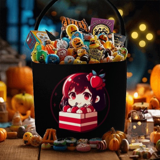 Red Velvet Cake Fabric Baskets