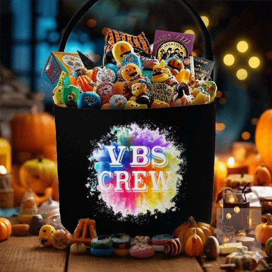 VBS Colorful Bible Vacation School Love Fabric Baskets