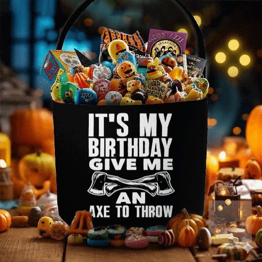 Axe Throwing Axe Throwing Birthday Gift Fabric Baskets