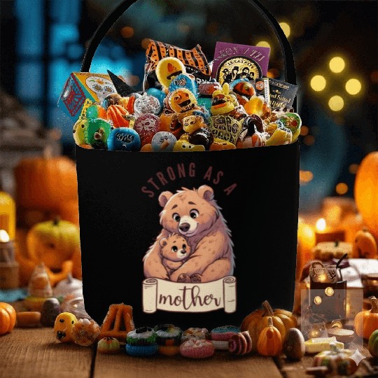 Strong as a Mother Bear Embrace Fabric Baskets