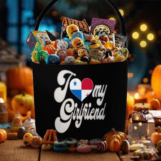 PanamaI Love My Panamanian Girlfriend Fabric Baskets