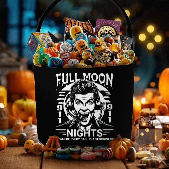 Full Moon Nights Where Every Call is a Surprise Fabric Baskets