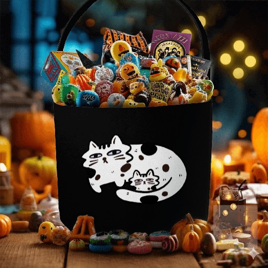 Cat Mom Fabric Baskets