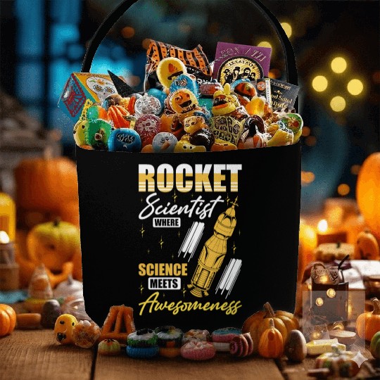 Space Engineer Rocket Scientist Awesomeness Fabric Baskets