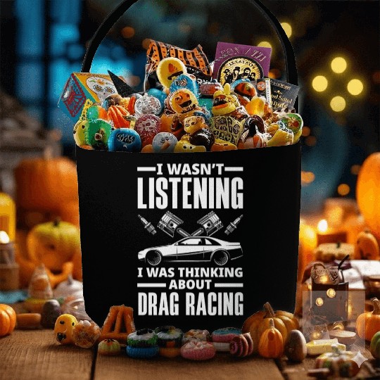 Funny Drag Race Drag Racing Gift Fabric Baskets