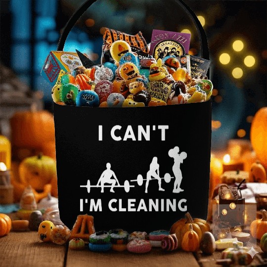 Funny fitness gym workout women Fabric Baskets