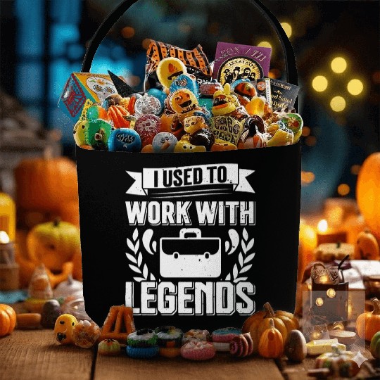 Retirement I Used to Work With Legends Farewell Fabric Baskets