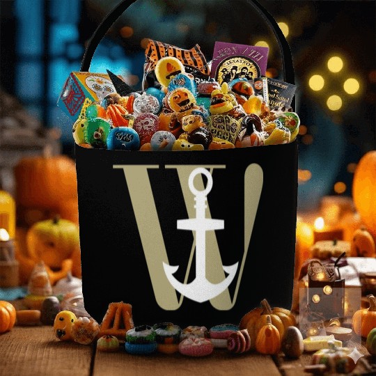 Wanchor W Anchor Essential,Hunter, pirate, ship Fabric Baskets