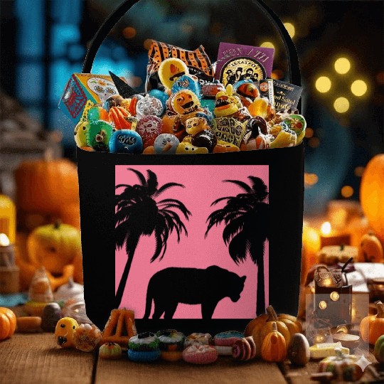 pink jungle Fabric Baskets