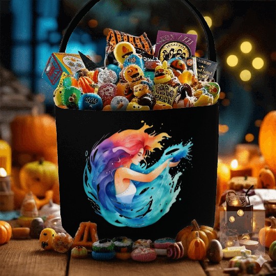 Color splash zodiac: Aquarius Fabric Baskets