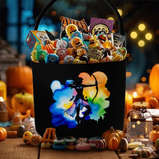 Color splash zodiac: Sagittarius Fabric Baskets