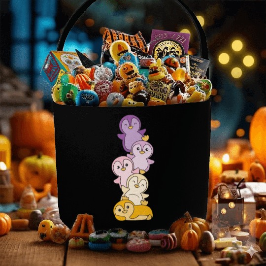 Trixic Flag Pride Lgbtq Cute Penguin Fabric Baskets