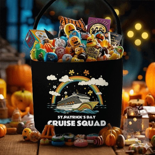 St Patrick´s Day Cruise Squad Fabric Baskets