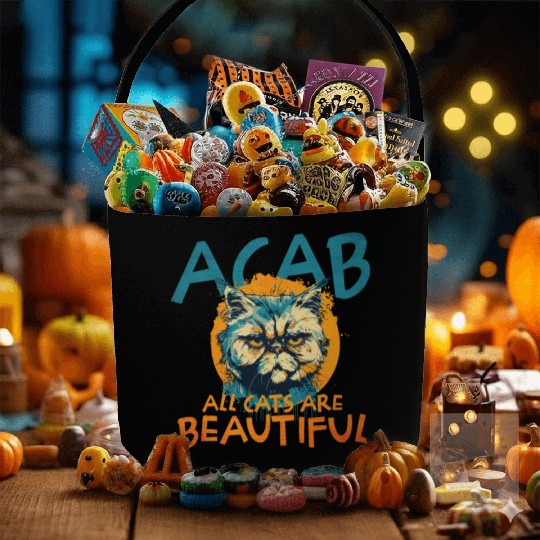 ACAB All Cats Are Beautiful Fabric Baskets