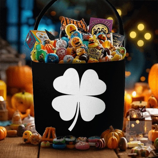 Irish Shamrock St Patricks Day St. Paddy's Fabric Baskets