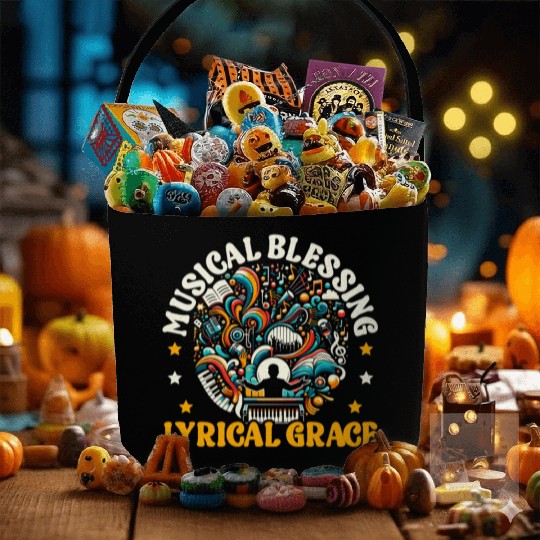 Gospel Music Religious Bible Scripture Christian Fabric Baskets