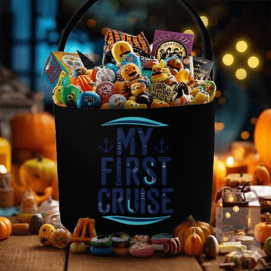 Cruise Vacation My First Cruise Fabric Baskets