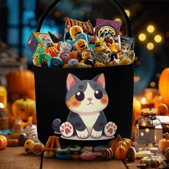 Super Cute Kawaii Cat Fabric Baskets