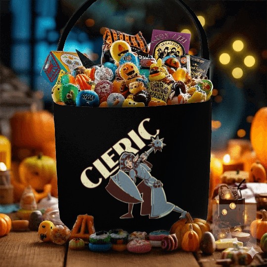 Retro Elf Cleric Fabric Baskets