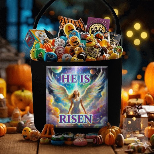 Angelic Joy and Supernatural Elation, HE IS RISEN! Fabric Baskets