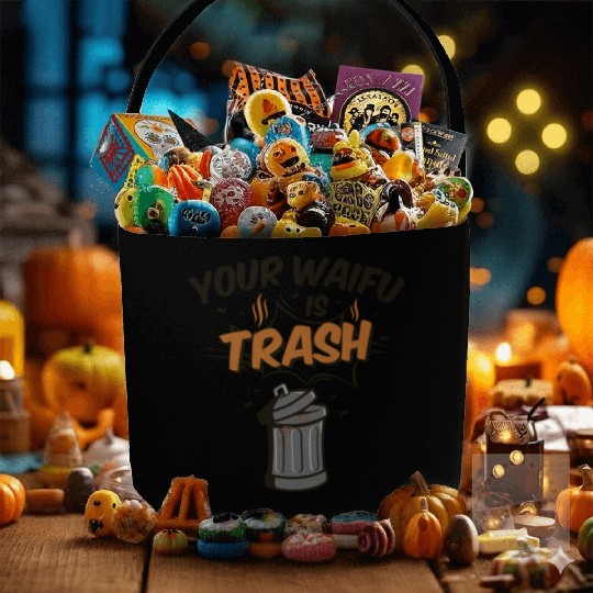 Anime Your Waifu Is Trash Fabric Baskets