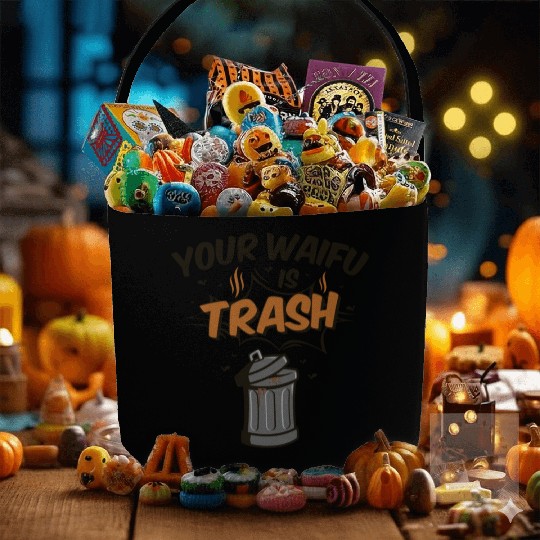 Anime Your Waifu Is Trash Fabric Baskets