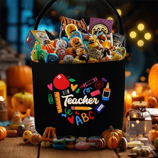 School Teacher, Teacher Appreciation Fabric Baskets