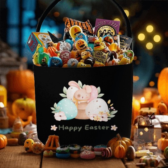 happy Easter Fabric Baskets