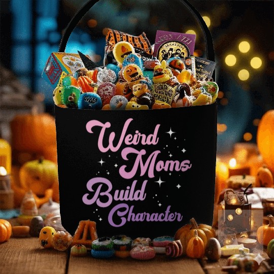 Weird Moms Build Character Fabric Baskets